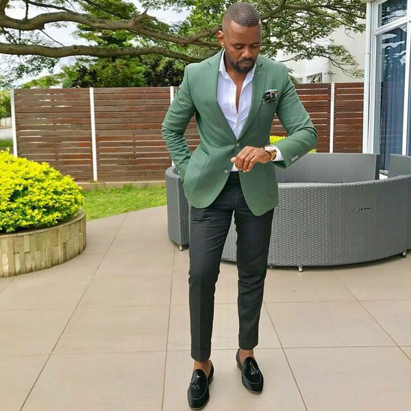 latest design green men business blazers groom tuxedos men suits for wedding two buttons slim fit costume homme 2piece terno masculino, Black;gray
latest design green men business blazers groom tuxedos men suits for wedding two buttons slim fit costume homme 2piece terno masculino, Black;gray