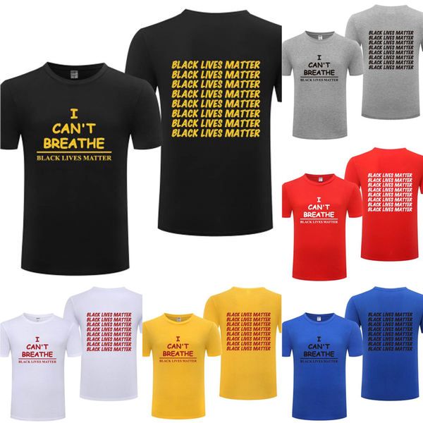 17 colors black lives matter mens t shirt letter i cant breathe 2020 summer fashion streetwear for parade womens new equality struggles, White;black
17 colors black lives matter mens t shirt letter i cant breathe 2020 summer fashion streetwear for parade womens new equality struggles, White;black