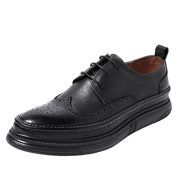 spring genuine leather bullock leather casual shoes soft-sole british mens shoes men cowhide, Black
spring genuine leather bullock leather casual shoes soft-sole british mens shoes men cowhide, Black