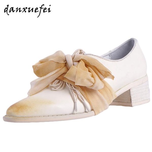 women's genuine leather lace-up flats oxfords round toe gradient color female comfortable footwear british style casual shoes, Black
women's genuine leather lace-up flats oxfords round toe gradient color female comfortable footwear british style casual shoes, Black