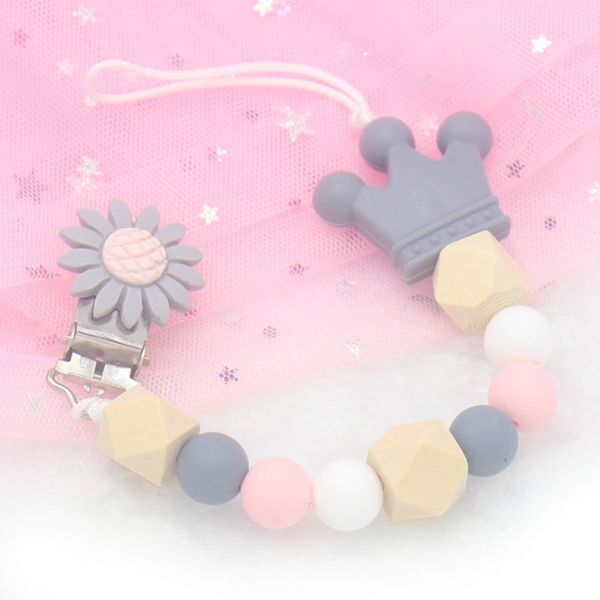 diy silicone pacifier clip wooden bead dummy clip holder cute pacifier clips soother chains baby safe teething toy for baby chew
diy silicone pacifier clip wooden bead dummy clip holder cute pacifier clips soother chains baby safe teething toy for baby chew