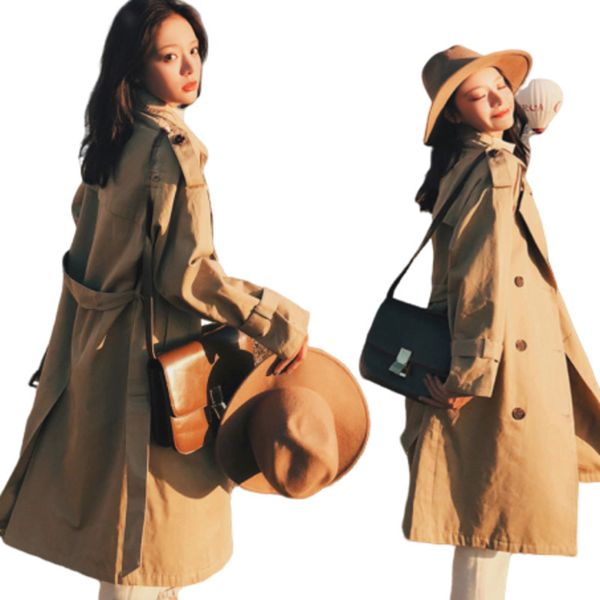 2020 spring windbreaker women slim trench autumn coat moda mujer oversized outerwear & coats basic jackets female high quality, Tan;black
2020 spring windbreaker women slim trench autumn coat moda mujer oversized outerwear & coats basic jackets female high quality, Tan;black