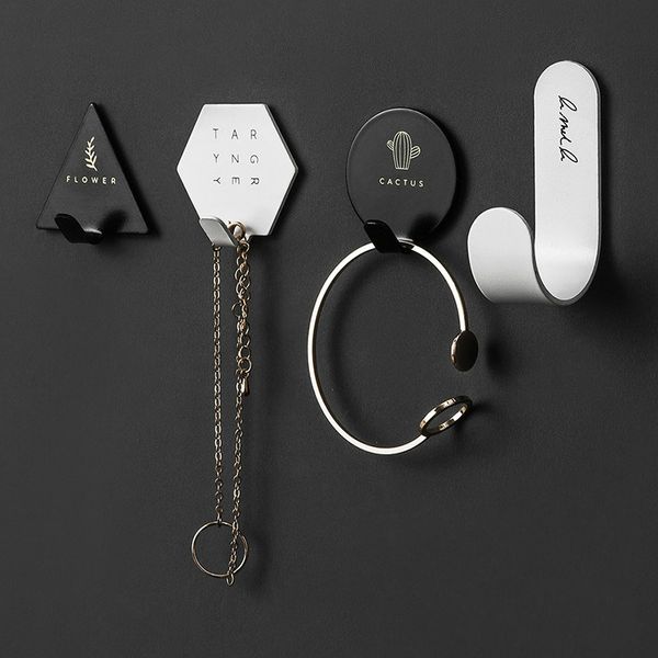 4pcs/set simple geometric elements key hook holder nordic self-adhesive wall coat hanger rack storage organizer home decoration
4pcs/set simple geometric elements key hook holder nordic self-adhesive wall coat hanger rack storage organizer home decoration