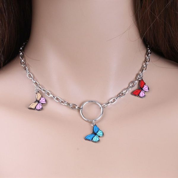 couple gift punk style butterfly pendant choker necklace harajuku jewelry women collares gothic hip hop necklace collares mujer, Silver
couple gift punk style butterfly pendant choker necklace harajuku jewelry women collares gothic hip hop necklace collares mujer, Silver