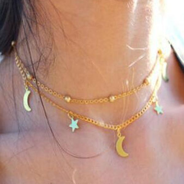 простого vintage двухслойного star moon кисточка ожерелье женщина elegant gold chain подвеска choker ключица ожерелье подарок ювелирных изде, Golden;silver
простого vintage двухслойного star moon кисточка ожерелье женщина elegant gold chain подвеска choker ключица ожерелье подарок ювелирных изде, Golden;silver