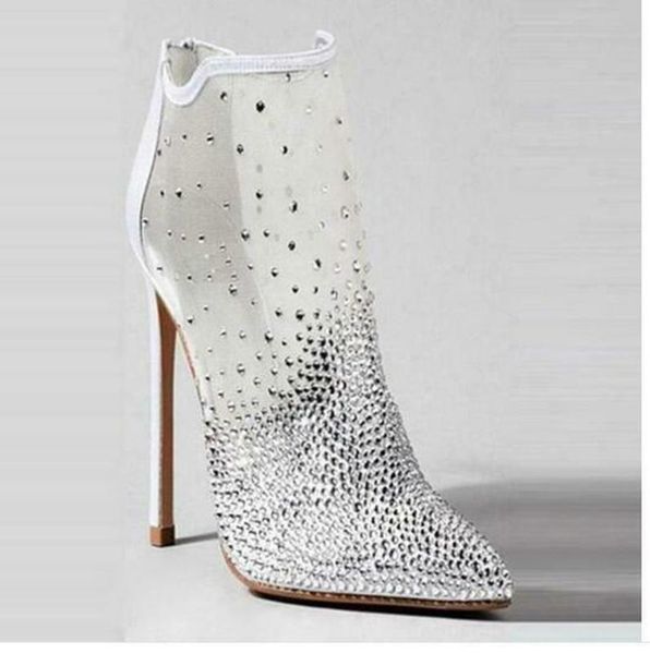 us4-11 women's mesh breathable rhinestones cyrstal casual ankle boots stilettos high heel breathable wedding shoes plus sz c354, Black
us4-11 women's mesh breathable rhinestones cyrstal casual ankle boots stilettos high heel breathable wedding shoes plus sz c354, Black