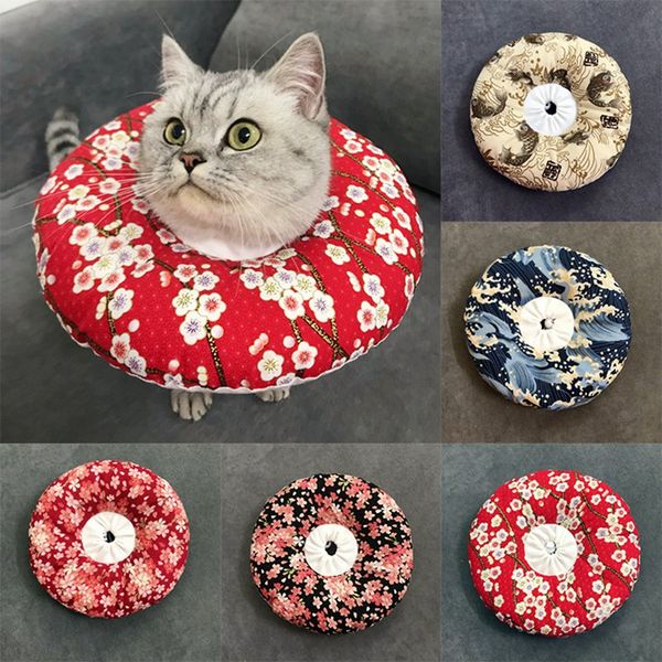 japanese style elizabethan collar, adjustable neck collar cotton soft pet cone e-collar for cat and dog
japanese style elizabethan collar, adjustable neck collar cotton soft pet cone e-collar for cat and dog