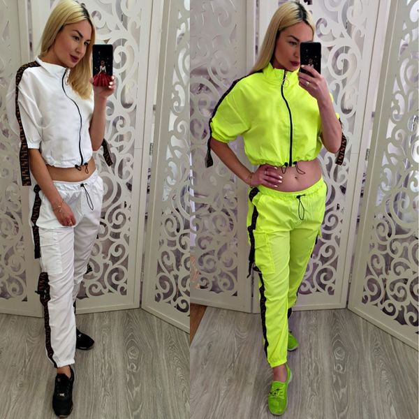 womens designer tracksuit 2019 luxury leter printing jackets + joggers women pattern pants set brand clothes sale, Gray
womens designer tracksuit 2019 luxury leter printing jackets + joggers women pattern pants set brand clothes sale, Gray