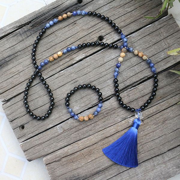 8mm natural stone bead, onyx, picture jasper, sodalite, japamala sets,spiritual jewelry,meditation,inspirational, 108 mala beads, Silver
8mm natural stone bead, onyx, picture jasper, sodalite, japamala sets,spiritual jewelry,meditation,inspirational, 108 mala beads, Silver