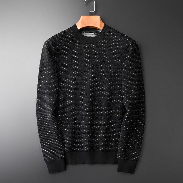 sweater men hight quality white dot round neck pullover sweater fashion new autumn and winter slim fit male, White;black
sweater men hight quality white dot round neck pullover sweater fashion new autumn and winter slim fit male, White;black