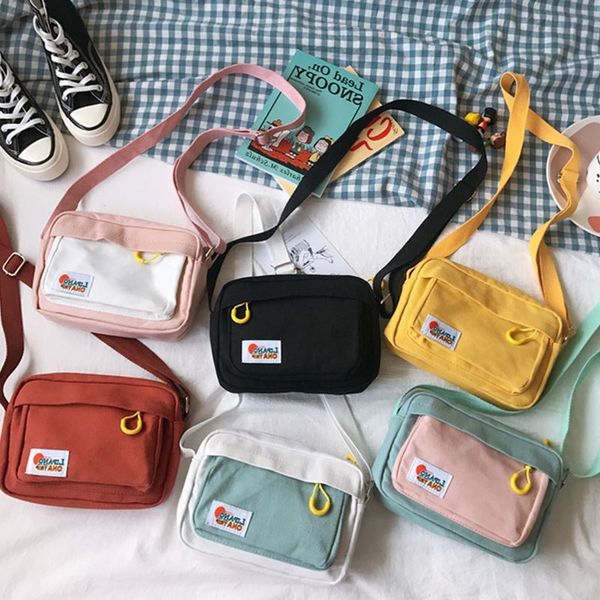 south korea ins academy girls contrast messenger bag female student arts little fresh soft sister canvas bag
south korea ins academy girls contrast messenger bag female student arts little fresh soft sister canvas bag