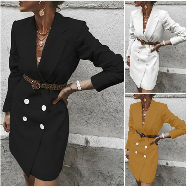 hirigin fashion women blazer ladies long sleeve button deep v neck casual office ladies fashion shirt s-2xl, Black;gray
hirigin fashion women blazer ladies long sleeve button deep v neck casual office ladies fashion shirt s-2xl, Black;gray