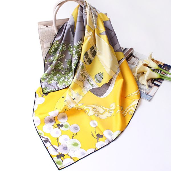 2020 cute wind air balloon twill silk shawl female 90 big square scarf autumn, Blue;gray
2020 cute wind air balloon twill silk shawl female 90 big square scarf autumn, Blue;gray
