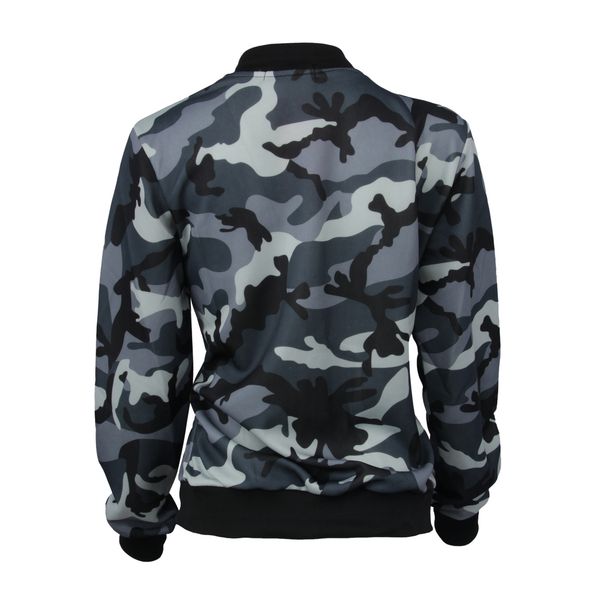 2020 new european and american women's camouflage zipper coat in spring ,women's fashion outerwear,there are two colors, Black;brown
2020 new european and american women's camouflage zipper coat in spring ,women's fashion outerwear,there are two colors, Black;brown