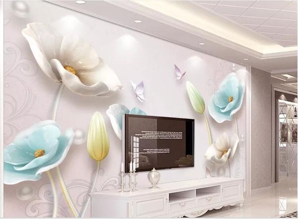 3d wallpaper custom p mural 3d three-dimensional embossed jewelry tulip european tv background wall home decor wall art pictures
3d wallpaper custom p mural 3d three-dimensional embossed jewelry tulip european tv background wall home decor wall art pictures