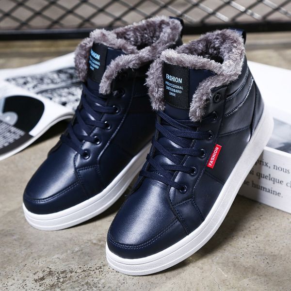 men pu leather lace-up men shoes vintage british boots autumn winter plus size 2020, Black
men pu leather lace-up men shoes vintage british boots autumn winter plus size 2020, Black
