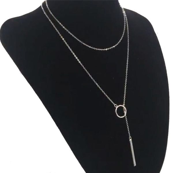 circle strip long chain multi-layer pendant necklaces star earring for women trend sweater chain choker silver color jewelry set
circle strip long chain multi-layer pendant necklaces star earring for women trend sweater chain choker silver color jewelry set