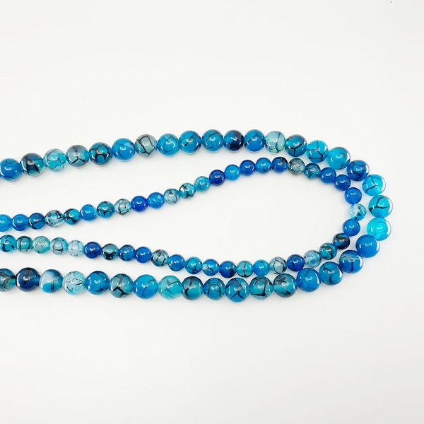 1 strand 6 8 10mm natural stone sky blue dragon vein agat bead round loose spacer beads for jewelry making findings diy bracelet
1 strand 6 8 10mm natural stone sky blue dragon vein agat bead round loose spacer beads for jewelry making findings diy bracelet