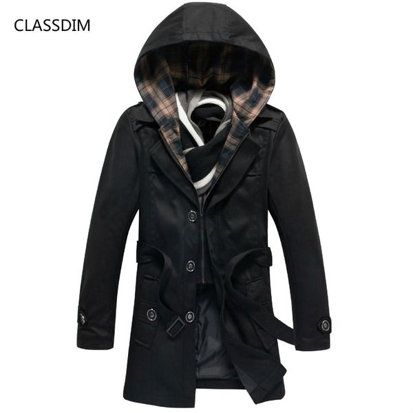 classdim men casual trench long jacket coats hooded removable jackets spring autumn fashion casual trench long coats, Tan;black
classdim men casual trench long jacket coats hooded removable jackets spring autumn fashion casual trench long coats, Tan;black