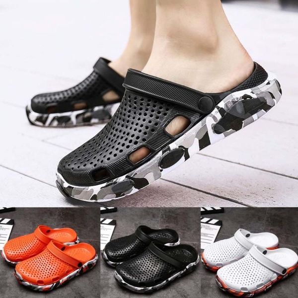 men's summer hole shoes sandals breathable casual outdoor non-slip beach slipper fashion light trend light walking shoes crocse, Black
men's summer hole shoes sandals breathable casual outdoor non-slip beach slipper fashion light trend light walking shoes crocse, Black