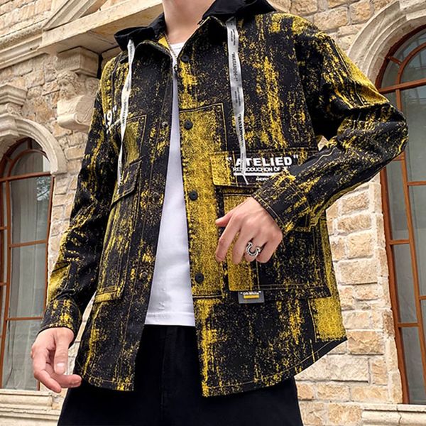 greygem men's hooded jacket fashion windbreaker zipper casual outwear printed coats and jackets with pocket autumn winter, Black;brown
greygem men's hooded jacket fashion windbreaker zipper casual outwear printed coats and jackets with pocket autumn winter, Black;brown