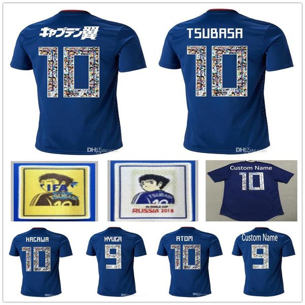 cartoon number 2018 world cup japan soccer jersey captain tsubasa 10 oliver atom kagawa endo 9 hyuga custom 2019 2020 blue football shirt, Black
cartoon number 2018 world cup japan soccer jersey captain tsubasa 10 oliver atom kagawa endo 9 hyuga custom 2019 2020 blue football shirt, Black