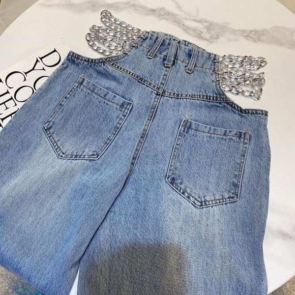 2020 металлические цепи полым из талии дизайн sexy сыпучие wide leg jeans женский, Blue
2020 металлические цепи полым из талии дизайн sexy сыпучие wide leg jeans женский, Blue