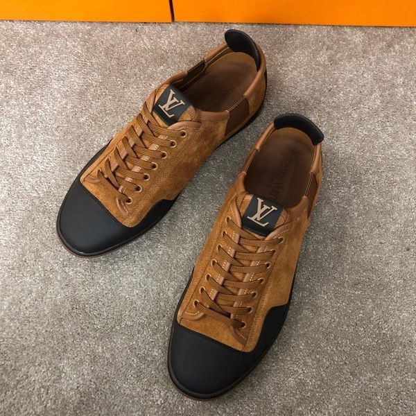 2019 men shoes new leather big-name men's shoes casual fashion luxury trend lace-up low-sneakers korean wild shoes, Black
2019 men shoes new leather big-name men's shoes casual fashion luxury trend lace-up low-sneakers korean wild shoes, Black
