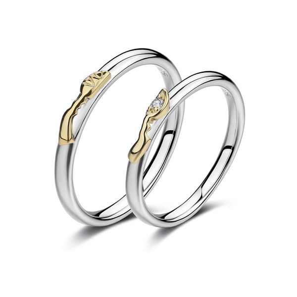 2 pieces silver golden color lovely cartoon cat pair lovers ring for women engagement couple ring jewelry gift, Slivery;golden
2 pieces silver golden color lovely cartoon cat pair lovers ring for women engagement couple ring jewelry gift, Slivery;golden