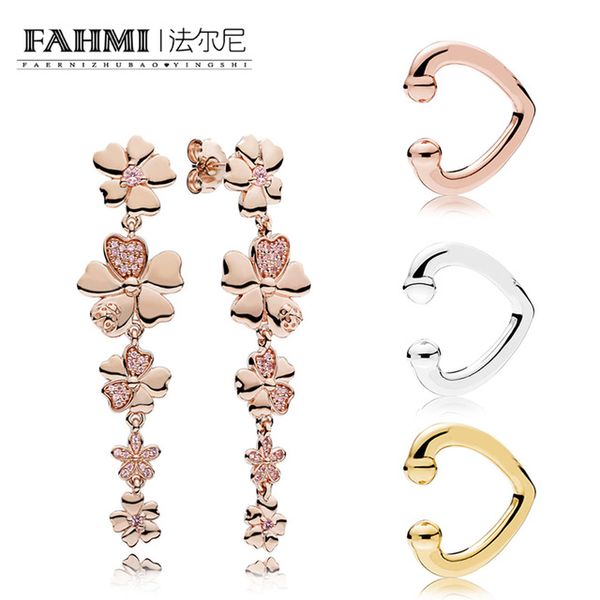 fahmi 100% 925 sterling silver charming 287114npr rose wildflower meadow hanging earrings 267214 shine open heart ear cuff 297214 287214, Golden;silver
fahmi 100% 925 sterling silver charming 287114npr rose wildflower meadow hanging earrings 267214 shine open heart ear cuff 297214 287214, Golden;silver
