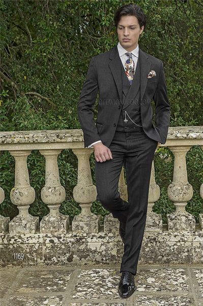 fashionable two buttons groomsmen notch lapel groom tuxedos men suits wedding/prom/dinner man blazer(jacket+pants+tie+vest) a330, Black;gray
fashionable two buttons groomsmen notch lapel groom tuxedos men suits wedding/prom/dinner man blazer(jacket+pants+tie+vest) a330, Black;gray