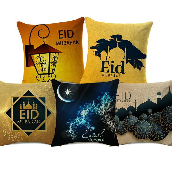 11 Styles Eid Mubarak Cushion Covers Ramadan Kareem islamic Lantern Moon Mosque Art Cushion Cover Sofa Couch Decorative Linen Pillow Case
11 Styles Eid Mubarak Cushion Covers Ramadan Kareem islamic Lantern Moon Mosque Art Cushion Cover Sofa Couch Decorative Linen Pillow Case