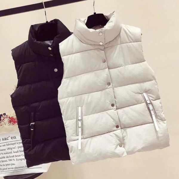 women winter vest waistcoat autumn vest female casual warm vests pockets button fleece waistcoat women's sleeveless jacket coat, Black;white
women winter vest waistcoat autumn vest female casual warm vests pockets button fleece waistcoat women's sleeveless jacket coat, Black;white