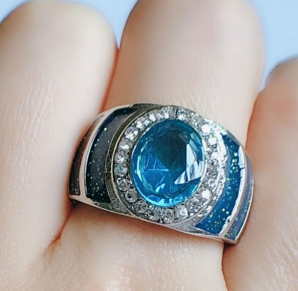 white gold oval ring zircon blue stone cubic zirconia rings engagement wedding band filled ring for women men jewelry, Golden;silver
white gold oval ring zircon blue stone cubic zirconia rings engagement wedding band filled ring for women men jewelry, Golden;silver