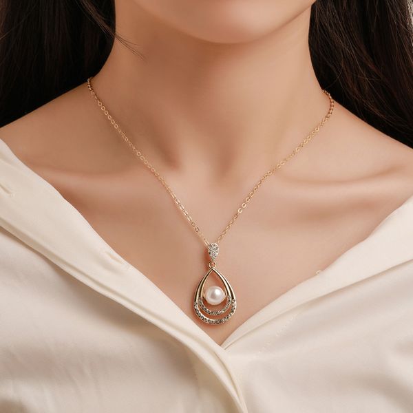 10sets/lot fashion pearl jewelry sets water drop diamond alloy necklace earring sets for women party gift bride decoration accessories, Silver
10sets/lot fashion pearl jewelry sets water drop diamond alloy necklace earring sets for women party gift bride decoration accessories, Silver
