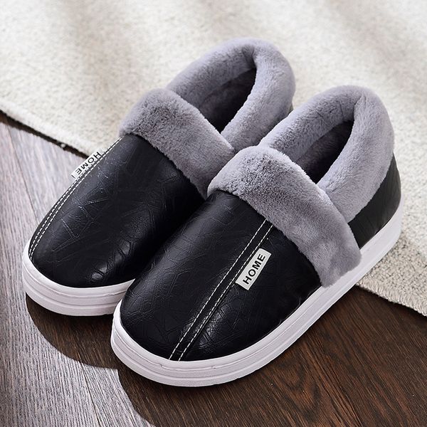 new year men shoes home warming waterproof slippers for winter coral velvet & tpr slippers soft comfortable, Black
new year men shoes home warming waterproof slippers for winter coral velvet & tpr slippers soft comfortable, Black