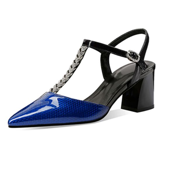 fashion poined toe sandals for women genuine leather thick heels pumps 2020 summer dancing prom shoes woman heels, Black
fashion poined toe sandals for women genuine leather thick heels pumps 2020 summer dancing prom shoes woman heels, Black