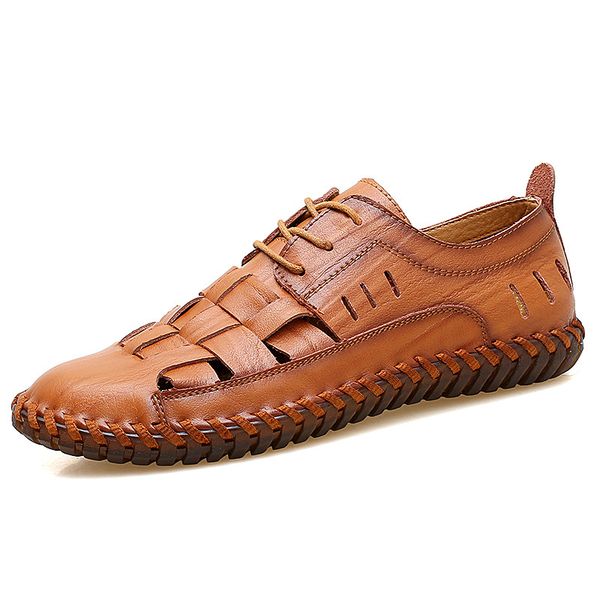 new 2019 summer handmade genuine leather men shoes fashion men flats exquisite design lace-up comfortable casual shoes, Black
new 2019 summer handmade genuine leather men shoes fashion men flats exquisite design lace-up comfortable casual shoes, Black