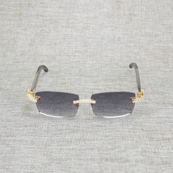 vintage rhinestone black white buffalo horn rimless sunglasses men wood sun glasses metal frame shades for summer club eyewear, Blue
vintage rhinestone black white buffalo horn rimless sunglasses men wood sun glasses metal frame shades for summer club eyewear, Blue