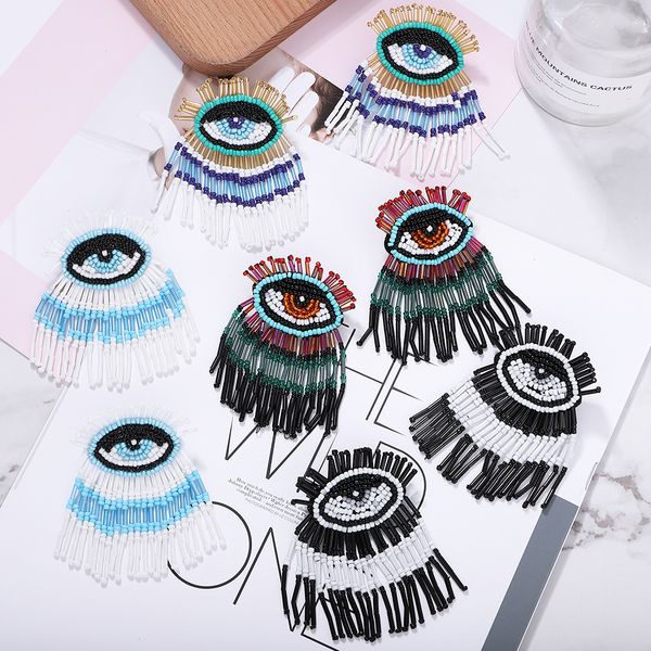 dvacaman bohemian evil eye drop earrings for women long beaed tassel colorful dangle statement earrings wholesale jewelry party, Golden
dvacaman bohemian evil eye drop earrings for women long beaed tassel colorful dangle statement earrings wholesale jewelry party, Golden