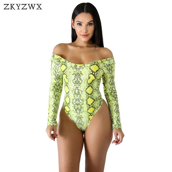 zkyzwx streetwear snakeskin bodysuit one piece long sleeve womens overalls neon green snake print bodycon rompers jumpsuit, Black;white
zkyzwx streetwear snakeskin bodysuit one piece long sleeve womens overalls neon green snake print bodycon rompers jumpsuit, Black;white