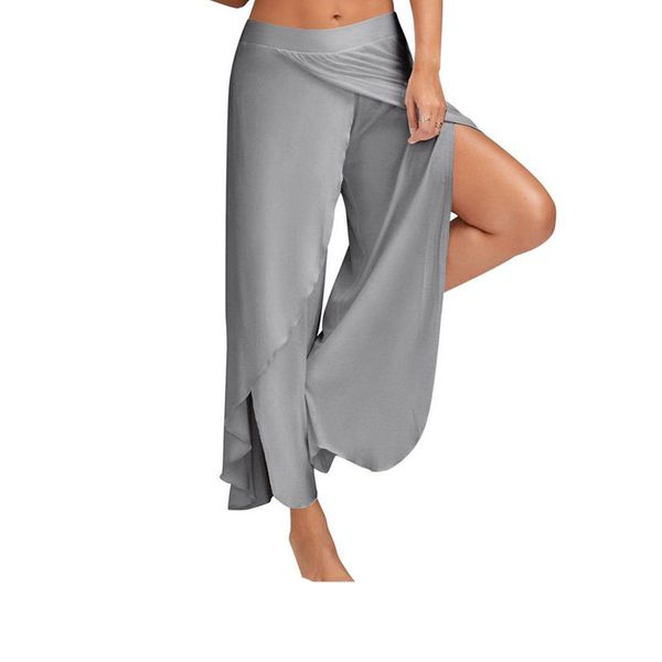2019 new fashion summer women chiffon split flared skirt pants palazzo boho wide leg loose trousers harajuku pants, Black;white
2019 new fashion summer women chiffon split flared skirt pants palazzo boho wide leg loose trousers harajuku pants, Black;white