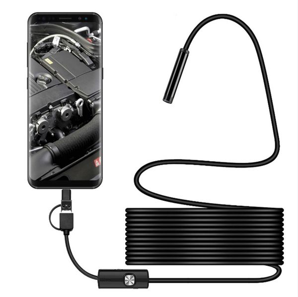 Эндоскоп камеры Гибкая IP67 водонепроницаемый Inspection Borescope камера 2M 1M 7мм для Android PC No
Эндоскоп камеры Гибкая IP67 водонепроницаемый Inspection Borescope камера 2M 1M 7мм для Android PC No