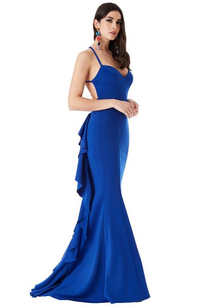 богиня long синий русалка backless водопад fishtail вечера партии maxi пром платье 95% полиэстер спагетти платья выпускного вечера, Black
богиня long синий русалка backless водопад fishtail вечера партии maxi пром платье 95% полиэстер спагетти платья выпускного вечера, Black