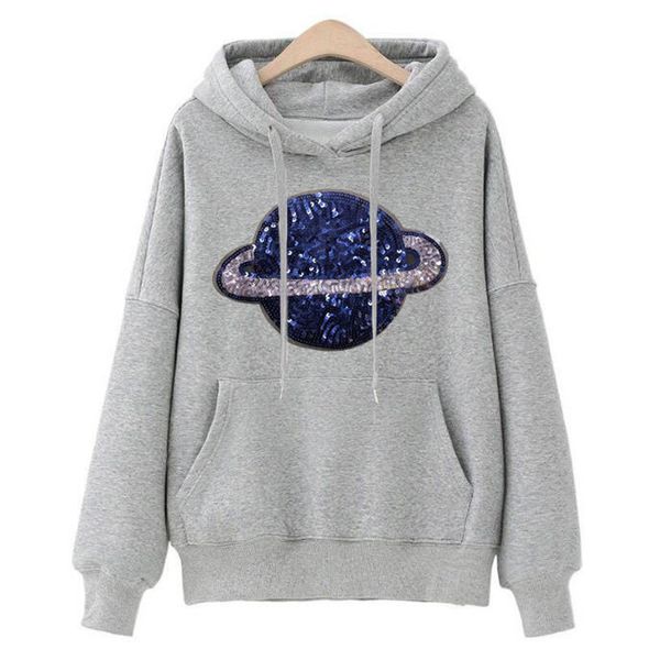 feitong womens hoodies sweatshirt loose sequins planet letter print long sleeve pullover hooded sweatshirt casual blouse new, Black
feitong womens hoodies sweatshirt loose sequins planet letter print long sleeve pullover hooded sweatshirt casual blouse new, Black