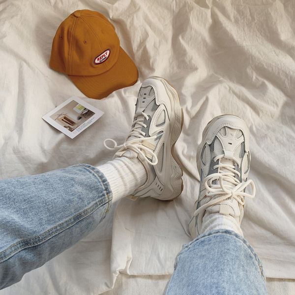 ins popular reflect light old daddy shoes women harajuku ulzzang joker basis wind sneakers for female casual streetwear shoes y200424, Black
ins popular reflect light old daddy shoes women harajuku ulzzang joker basis wind sneakers for female casual streetwear shoes y200424, Black