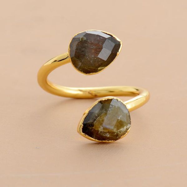 big stone rings gold color labradorite party ring size 7 high end women jewelry anniversary gifts, Silver
big stone rings gold color labradorite party ring size 7 high end women jewelry anniversary gifts, Silver