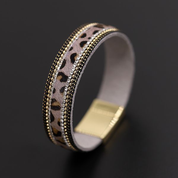 bracelets for women men fashion leopard pattern leather bracelets bangles 2019 new year gift bracelet chain jewelry dropshipping, Golden;silver 
bracelets for women men fashion leopard pattern leather bracelets bangles 2019 new year gift bracelet chain jewelry dropshipping, Golden;silver