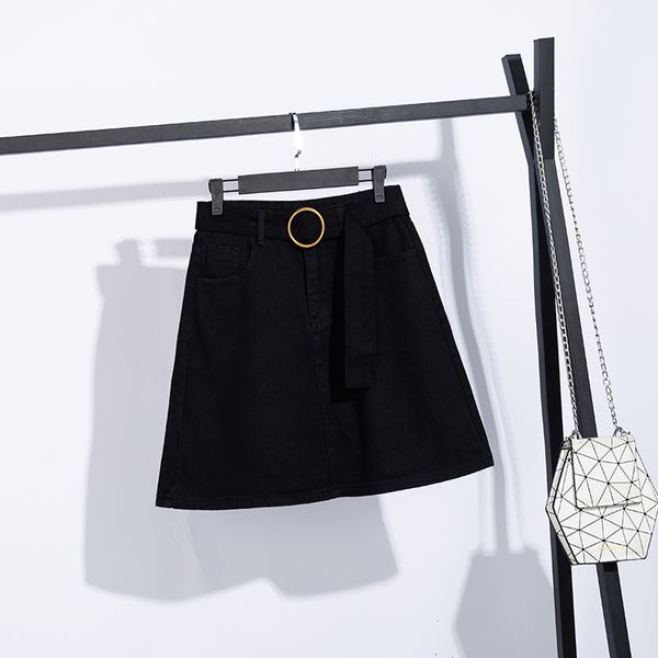coigarsam 5xl plus size women denim short skirt new summer high waist skirts army green black g901
coigarsam 5xl plus size women denim short skirt new summer high waist skirts army green black g901