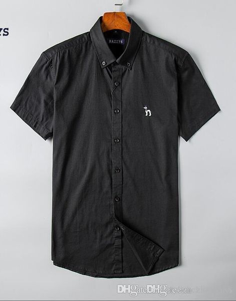spring/summer 2019 fashion new european and american menswear brand designer business short sleeve shirt size s-3xl, White;black
spring/summer 2019 fashion new european and american menswear brand designer business short sleeve shirt size s-3xl, White;black